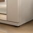 Forte NET106 Schuhschrank 50, moderner Flurschrank, 1-türig, 6 Einlegeböden, Flur, Diele, Abstellraum, Holzwerkstoff, Kaschmir|Beige, 50,2 cm breit x 179,1 cm hoch x 34,8 cm tief