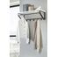 HAKU Wandgarderobe anthrazit, weiß, MDF, Metall - Maße: B 70 cm x H 23 cm x T 30 cm, Style: Modern