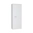 FORTE NET106 Schrank 70, Schuhschrank, Garderobenschrank, Abstellraum, Drehtürenschrank, 2-türig mit Einlegeböden, Weiß, 69 cm breit x 179 cm hoch x 35 cm tief