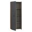 Forte NET106 Schrank 70 180, Mehrzweckschrank, Staubsaugerschrank, Abstellraum, Drehtürenschrank, 2-türig mit Einlegeböden, Beton-/Holzdekor Vintage Eiche, 68,7 cm breit x 181,1 cm hoch x 36,5 cm tief