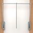 Servetto Originale ausklappbare Kleiderstange, Wandstange, grau, für den Schrank, 77–120 cm