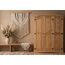 Dynamic24 Schrank Schlafzimmer – New Mexiko Kleiderschrank 3-türig – B152xH193xT54cm – Massivholz Kiefer Natur – Kommode – Garderobenschrank – Mehrzweckschrank – Offener Kleiderschrank – Wardrobe