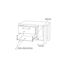 FORTE Clif Nachttisch mit 2 Schubladen, Holzwerkstoff, Old – Wood Vintage/ Betonoptik Dunkelgrau, 62 x 41,5 x 41,6 cm