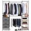 5five - ausziehbarer kleiderschrank 6 Regale