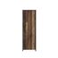 FORTE CLIF Schrank 65 70, Kleiderschrank klein Flurschrank schmal Garderobenschrank Industrial Holzdekor: Old – Wood Vintage / Betonoptik Dunkelgrau, 67 cm breit x 201.5 cm hoch x 42 cm tief
