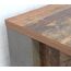 FORTE Clif Schuhschrank mit 1 Tür und 1 Schublade, Holzwerkstoff, Old Wood Vintage Dekor und Betonoptik dunkelgrau, 67 x 105,5 x 41,6 cm