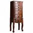 Hives & Honig Morgan Auburn Kommode mit 6 Walnuss Schmuck Kleiderschrank