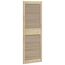 vidaXL Schranktür 4 pcs Natur 140.5 x 2 x 59.5 cm Massives Kiefernholz, Stylischer Kiefernbereich, minimalistisches Design, coole Aufbewahrung, glatte Tür für Schlafzimmer oder Wohnzimmer