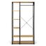 IDMarket - Ankleide Kleiderschrank Regal B. 90 cm DETROIT Industriedesign