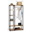 IDMarket - Ankleide Kleiderschrank Regal B. 90 cm DETROIT Industriedesign