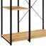IDMarket - Ankleidezimmer Doppelgarderobe Regale B. 90 cm DETROIT Industriedesign