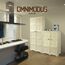 Tontarelli 8085555210 Omnimodus Schrank, 2 Vollblatt-Türen, 1 Seite mit 4 Fächern, 1 Seite mit Besenhalter