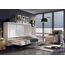 Schrankbett Concept PRO Horizontal, Wandklappbett, Bettschrank, Wandbett, Schrank mit integriertem Klappbett, Funktionsbett (90 x 200 cm, Weiß, Horizontal)