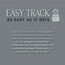 Easy Track Sliding Wardrobe Rod, White