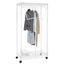 Whitmor 6071-1947 Supreme Kleiderschrank, 91,44 cm, Weiß und transparent