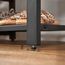 VASAGLE Kleiderschrank offen, Kleiderständer, Garderobe mit Stange, 2 Schubladen, Gitterablage, für Schlafzimmer, Ankleidezimmer, 120 x 40 x 180 cm, Industrie-Design, vintagebraun-schwarz RGR002B01