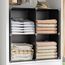 HOMIDEC Kleiderschrank, Tragbarer Regalsystem, Schrank aus Kunststoff mit 2 Kleiderstange, Schlafzimmerschrank kleiderschrank Weiss für Schlafzimmer