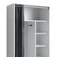 Vicco Kleiderschrank Doros, Weiß, 100 x 168 cm, mit Rollen zur flexiblen Platzierung im Raum