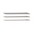 FORTE Einlegeböden 3-er Set für 170er Schwebetürenschränke, Holzwerkstoff, Grau, 82,9 x 42 x 1,5 cm
