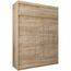 Kryspol Schwebetürenschrank York 180 cm Kleiderschrank mit Kleiderstange und Einlegeboden Schlafzimmer- Wohnzimmerschrank Schiebetüren Modern Design (Sonoma mit Erweiterung)