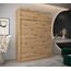 Kryspol Schwebetürenschrank York 180 cm Kleiderschrank mit Kleiderstange und Einlegeboden Schlafzimmer- Wohnzimmerschrank Schiebetüren Modern Design (Artisan Eiche mit Erweiterung)
