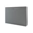 Schrankbett Concept PRO Horizontal, Wandklappbett, Bettschrank, Wandbett, Schrank mit integriertem Klappbett, Funktionsbett (140 x 200 cm, Grau, Horizontal)