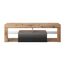 Selsey TV Schrank Board Sideboard Fernsehtisch Fernsehschrank 140 cm Stehend Eiche Lancelot Schwarz Bianko