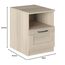 Iconico Home MIK Traditional, Nachttisch mit Tagebuch und Schublade mit Rollschienen und ergonomischem Griff