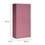 Jan Nowak Metallschrank 185 x 90 x 45 cm | Büroschrank Abschließbar mit Kleiderstange, Pulverbeschichtung | Aufbewahrungsschrank Umkleideschrank Spind Kleiderstange | Rosa