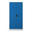 Jan Nowak Metallschrank 185 x 90 x 45 cm | Büroschrank Abschließbar mit Kleiderstange, Pulverbeschichtung | Aufbewahrungsschrank Umkleideschrank Spind Kleiderstange | Hellgrau-Blau
