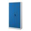 Jan Nowak Metallschrank 185 x 90 x 45 cm | Büroschrank Abschließbar mit Kleiderstange, Pulverbeschichtung | Aufbewahrungsschrank Umkleideschrank Spind Kleiderstange | Hellgrau-Blau
