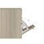 Iconico Home MIK Traditional, Schuhschrank mit 2 Türen, doppelte Tiefe mit ergonomischen Griffen 60x30xh99,5 cm Eiche