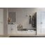 Iconico Home MIK Traditional, Kleiderschrank mit Zwei Türen mit ergonomischen Griffen mit Verstellbarer Ablage und Kleiderstange