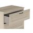 Iconico Home MIK Traditional, Kommode mit 4 Schubladen auf Rollschienen, mit ergonomischem Griff, Eiche, Spanplatte, 80 x 44,5 x 113 cm