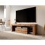 Selsey TV Schrank Board Sideboard Fernsehtisch Fernsehschrank 140 cm Stehend Eiche Lancelot Bianko