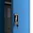 Jan Nowak Metallschrank 185 x 90 x 45 cm | Büroschrank Abschließbar mit Kleiderstange, Pulverbeschichtung | Aufbewahrungsschrank Umkleideschrank Spind Kleiderstange | Hellgrau-Blau