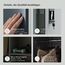 Jan Nowak Metallschrank 185 x 90 x 45 cm | Büroschrank Abschließbar mit Kleiderstange, Pulverbeschichtung | Aufbewahrungsschrank Umkleideschrank Spind Kleiderstange | Anthrazit-Weiß