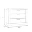 FORTE DURO Kommode mit 3 Schubladen, Holzwerkstoff, Pnie Weiß /Antikeiche, 119,6 x 90,3 x 41,3 cm