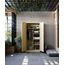 Jan Nowak Metallschrank 185 x 90 x 45 cm | Büroschrank Abschließbar mit Kleiderstange, Pulverbeschichtung | Aufbewahrungsschrank Umkleideschrank Spind Kleiderstange | Beige