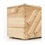 Prym 612548 Nähkasten/Nähkorb aus hellem Holz, L, Beige, Braun