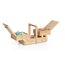 Prym 612545 Nähkasten/Nähkästchen aus hellem Holz, S, Beige, Braun