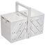 Prym 612580 Nähkasten Holz M weiß