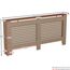 Vida Designs Milton Heizkörperabdeckung Unfinished - Extra Groß - Modernes horizontales Lamellendesign für Wärmeverteilung - H82xW172xD19cm - Unlackiertes MDF-Möbel Ideal für Wohnzimmer und Flur