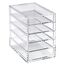 Osco A3278 Hohes Magazin mit 5 Schubladen aus klarem Acryl, durchsichtig, 5 drawer