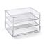 Osco A3276 Magazin mit 3 Schubladen aus klarem Acryl, Transparent