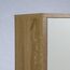 CARO-Möbel Kommode Sideboard Schrank Tommy in Sonoma Eiche/weiß, Anrichte Highboard mit Schublade und 2 Türen