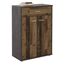 CARO-Möbel Kommode Tommy Sideboard Schrank in dunkler Betonoptik/Old Style mit Schublade und 2 Türen
