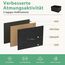DUMOS Kommode mit Schubladen - kommoden & Sideboards für Schlafzimmer Geeignet, Komodenschrank mit 5 Schubladen, TV-Schrank mit Stabilem Stahlrahmen, Ideal für Schlafzimmer, Wohnzimmer (Schwarz)