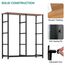 YITAHOME Kommode mit 8 Schubladen, Schrank mit Schubladen aus Stoff, Aufbewahrungskommode Industrial Stil für Schlafzimmer, Wohnzimmer, Kinderzimmer, Aufbewahrungsschrank (Dunkelgrau)