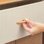 mDesign Kommode mit 7 Schubladen – breiter Schubladenschrank für Schlafzimmer, Wohnzimmer oder Flur – Kleiderkommode aus Metall, MDF und Stoff – mehrfarbig und braun